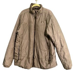 Adidas Men's Light Grey Light Weight Puffer Jacket Size Large